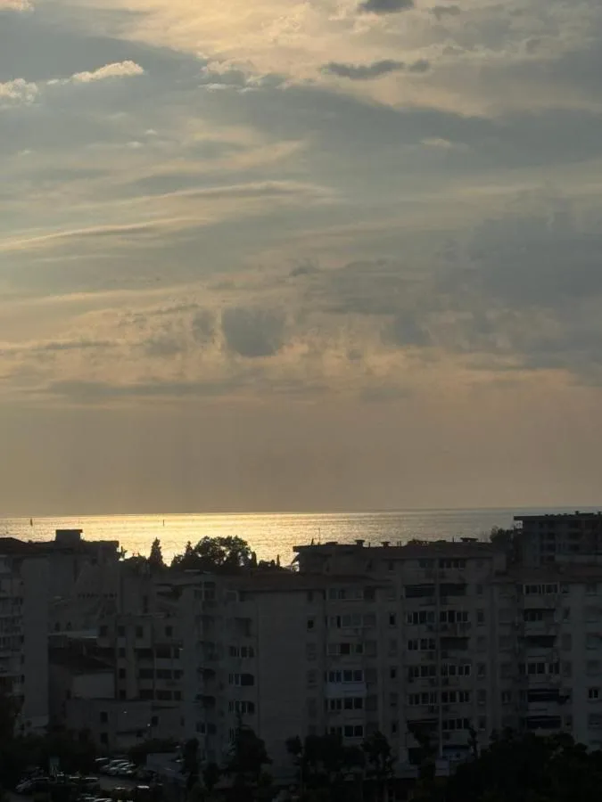 The sea from the window